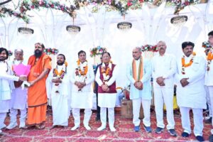 पवित्र जैतखाम की पूजा-अर्चना के साथ मुख्यमंत्री ने शुरू की सतनाम सद्भाव पदयात्रा