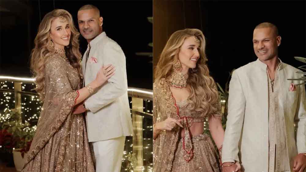 शिखर धवन दूसरी शादी कर रहे, आयरलैंड की सोफी को बनाएंगे दुल्हन, संगीत नाइट में हुए रोमांटिक