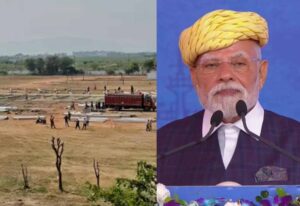 पीएम मोदी की सभा का अजमेर में बनने लगा वाटर प्रूफ डोम