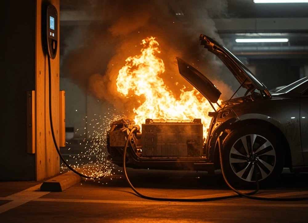 इलेक्ट्रिक वाहनों में बढ़ती आग की घटनाएं: तीन साल का आंकड़ा चौंकाने वाला, रोज़ 25 हादसे क्यों?