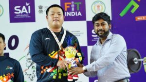 भारत्तोलन पुरुष 88 किग्रा वर्ग में अरुणाचल के रुबा ताडु बने चैंपियन