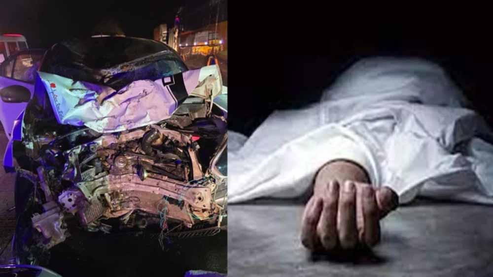 कटनी में कार की टक्कर से बाइक सवार चार युवकों की मौत