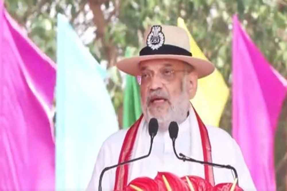 CISF स्थापना दिवस समारोह में पहुंचे अमित शाह, ओडिशा में जवानों का बढ़ाया हौसला