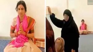 मस्जिद पर तीर वाले बयान के बाद फिर सुर्खियों में माधवी, एयरपोर्ट पर क्या किया ऐसा?