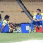 धोनी-सैमसन की खास मुलाकात! चेन्नई ट्रेनिंग कैंप से सामने आया दिलचस्प वीडियो