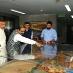 उप मुख्यमंत्री शुक्ल ने इंडियन हैबिटैट सेंटर का किया अवलोकन