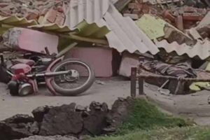 बीसीसीएल एरिया में तीसरी बार भू-धंसान, कई घर जमीन में समाए