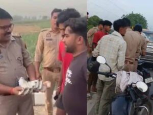 मेरठ-करनाल हाईवे पर बाइक से गिरे नोट, पुलिस ने बरामद की बड़ी रकम