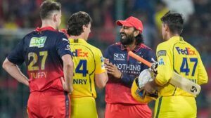 CSK को लगातार तीसरी हार, RCB के खिलाफ डेविड की शानदार पारी ने दिलाई जीत