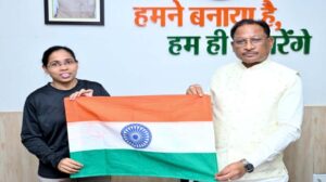 पर्वतारोही सुश्री अमिता श्रीवास से जांजगीर-चांपा में मिली सम्मानित मुलाकात