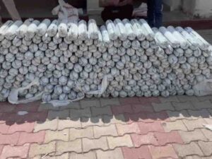 चंदवाजी पुलिस की बड़ी कार्रवाई, क्रेशर खदान से भारी मात्रा में विस्फोटक जब्त