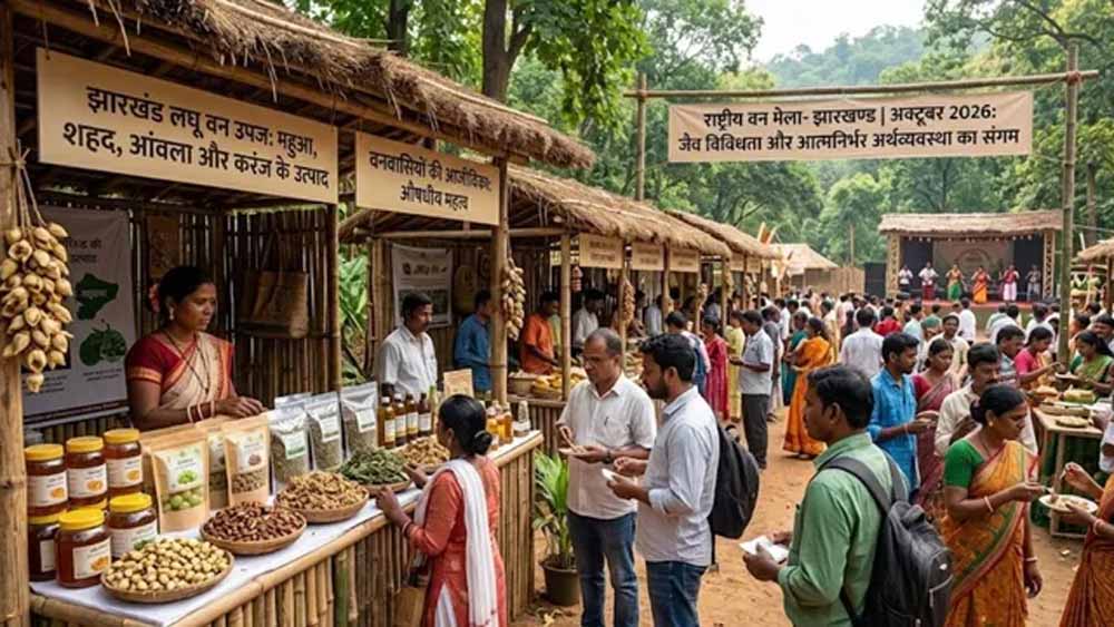 रांची में वन मेला, स्थानीय उत्पाद और आदिवासी अर्थव्यवस्था को बढ़ावा