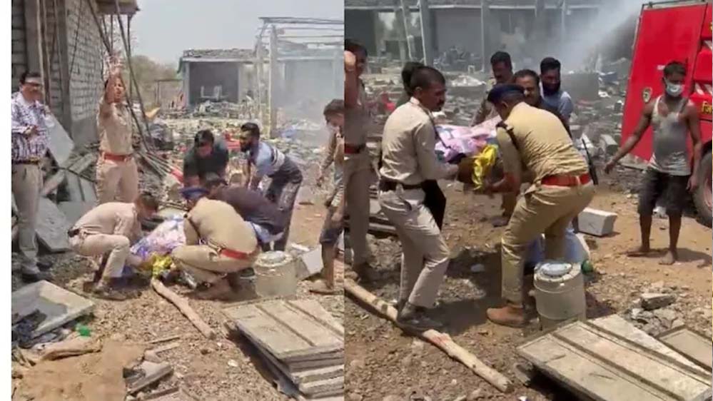 मध्यप्रदेश के देवास में बड़ा हादसा: पटाखा फैक्ट्री ब्लास्ट में 4 लोगों की जान गई, 15 घायल