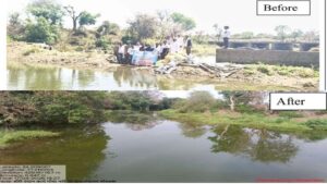 जल गंगा संवर्धन अभियान: जनसहभागिता से गोचा नदी के स्टॉप डैम की तस्वीर हुई बदल
