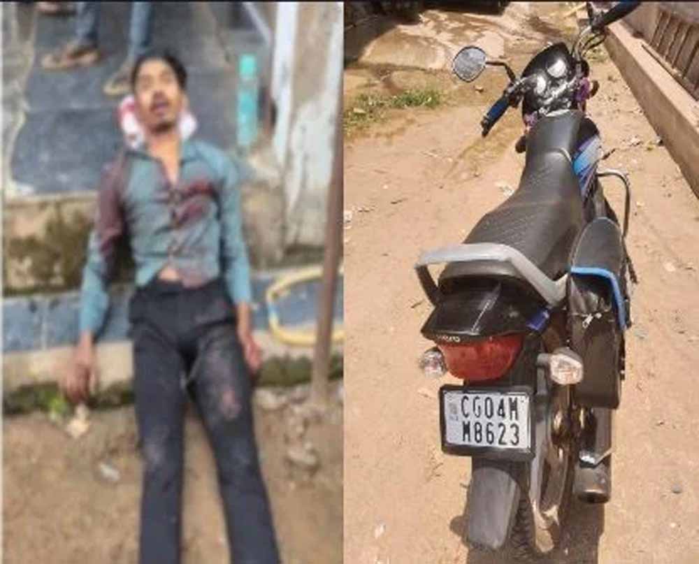 धमतरी हादसे का LIVE VIDEO वायरल, पिकअप की चपेट में आने से युवक की मौत