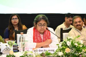 राज्यसभा सांसद  डोला सेन की  अध्यक्षता में निर्यातकों को वित्तीय सहायता, ऋण और बीमा सुविधाओं के विस्तार पर रायपुर में विचार-विमर्श