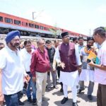 पातरा नाले में मिट्टी डंप होने पर जताई नाराजगी