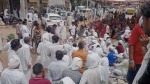 चानौत जल आंदोलन तेज, 24 गांवों ने संभाली जिम्मेदारी, दो घंटे हाईवे रहा जाम