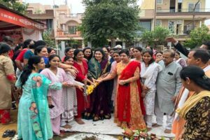 गोविंदपुरा विधानसभा में 46 लाख रुपए की लागत के विभिन्न विकास कार्यों का हुआ भूमि-पूजन