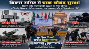 एंटी-एयरक्राफ्ट गन एक्टिव BRICS सम्मेलन से पहले दिल्ली छावनी में तब्दील, इमारतों पर स्नाइपर और आसमान में एंटी-ड्रोन सिस्टम तैनात