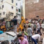 सत्य निकेतन बिल्डिंग हादसे का खौफनाक वीडियो आया सामने, पलभर में जमींदोज हुई 5 मंजिला इमारत