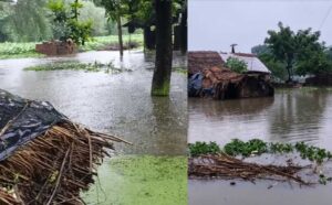 फतेहपुर में भारी बारिश से तबाही, 67 घर हुए ध्वस्त; 3 लोगों ने गंवाई जान