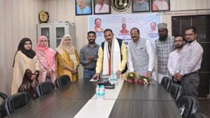 मंत्री  श्याम बिहारी जायसवाल ने किया   हज कमेटी की वेबसाइट का शुभारंभ