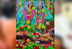 नई लेदरी में गूंजा नंदलाल के जन्म का उल्लास, 12 दिनों तक श्री राधा-कृष्ण मंदिर में सजेगा आस्था और भक्ति का ब्रजधाम