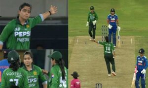 शेफाली वर्मा को आउट कर किया था इशारा, अब फातिमा सना पर ICC की गाज; मैच फीस का 10% जुर्माना