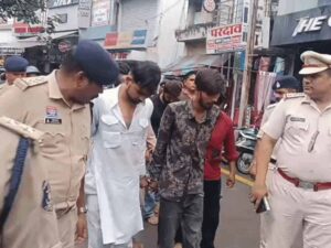बिलासपुर में उपद्रव के आरोपियों पर पुलिस का शिकंजा, 5 आरोपियों का निकाला जुलूस