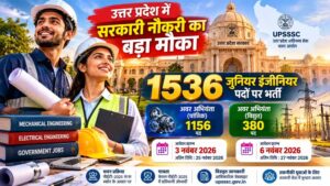 योगी सरकार का युवाओं को तोहफा, अवर अभियंता के 1536 पदों पर भर्ती शुरू