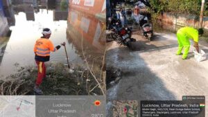 बाढ़ का पानी उतरते ही एक्शन में लखनऊ नगर निगम, 70 एकड़ में ड्रोन से एंटी लार्वा का छिड़काव