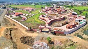 बिना लोहा-स्टील के तैयार हो रहा संत रविदास लोक, नागर शैली की भव्य इमारत का निर्माण अंतिम चरण में