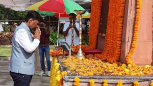 छत्तीसगढ़ में शांति और सुरक्षा के लिए जवानों का बलिदान अविस्मरणीय: वन मंत्री केदार कश्यप
