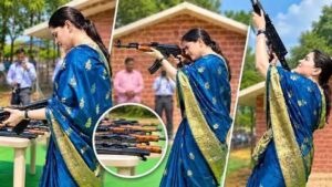 छत्तीसगढ़ की IPS अंकिता शर्मा का वीडियो चर्चा में, AK-47 से फायरिंग को लेकर उठे सवाल
