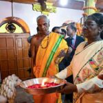 राष्ट्रपति द्रौपदी मुर्मु ने मां दंतेश्वरी के किए दर्शन, देश की सुख-समृद्धि की कामना