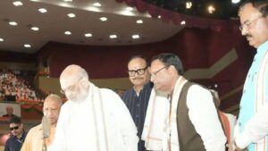 अमित शाह ने कार्यकर्ताओं में भरा जोश, बोले- 2027 में फिर बनेगी भाजपा सरकार