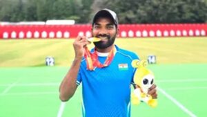 झारखंड के पैरा तीरंदाज विजय सुंडी का कमाल, पुरुष रिकर्व युगल में जीता स्वर्ण पदक