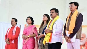सेवा संकल्प अभियान के तहत कबीरधाम में निकली सेवा ज्योति यात्रा, डिप्टी CM विजय शर्मा ने की शिरकत
