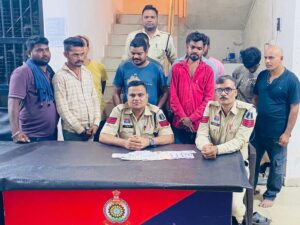 बिलासपुर में जुए के अड्डे पर पुलिस की दबिश, 10 लोग पकड़े गए