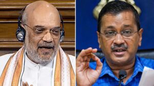 अमित शाह पर अरविंद केजरीवाल का तंज, कानून-व्यवस्था को लेकर उठाए सवाल