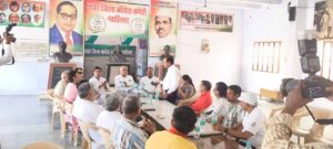 इंडिया गठबंधन के सहयोगी दलो कांग्रेस, सीपीआई ,सीपीआई एम सीपीआई (एमएल), समाजवादी पार्टी की संयुक्त बैठक में निर्णय